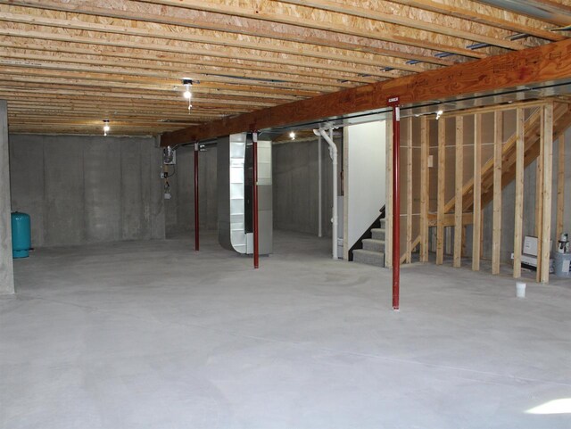 W4241 Hilltop Dr, Fond Du Lac, WI 54937 - basement with heating unit