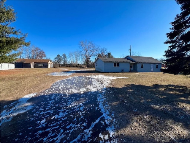 view of rear view of house