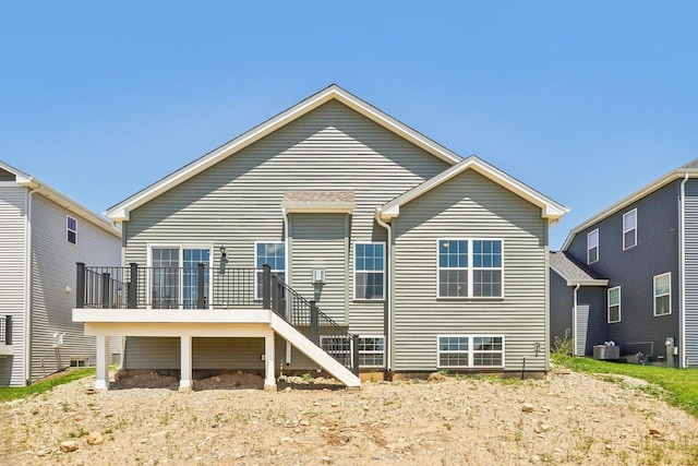 view of rear view of property