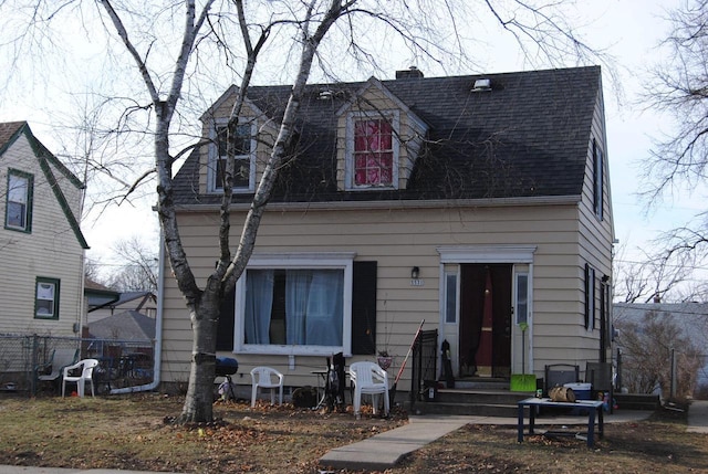 view of cape cod-style house