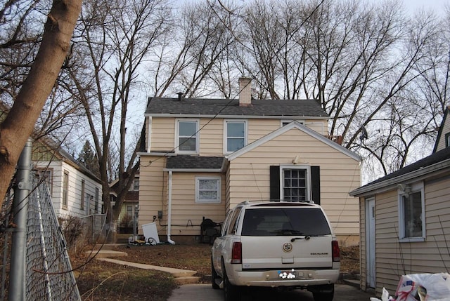 view of front of home