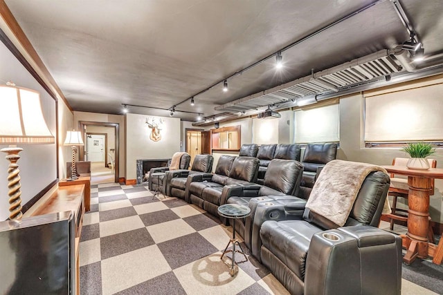 304 Braebourne Ct, Green Bay, WI 54301 - home theater with rail lighting
