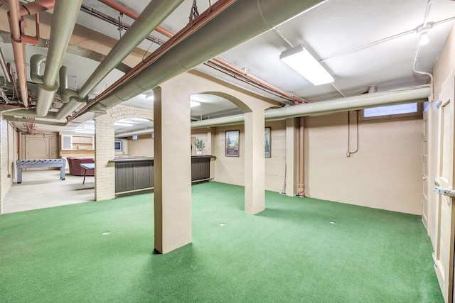 304 Braebourne Ct, Green Bay, WI 54301 - basement with carpet flooring