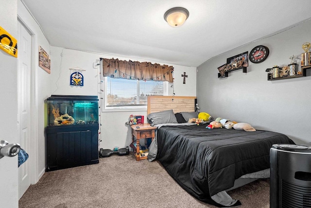 bedroom featuring carpet flooring