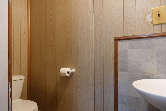 bathroom with toilet