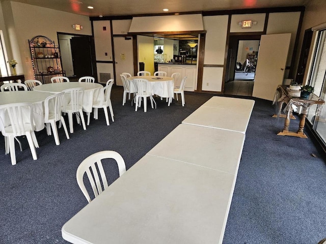 view of dining room