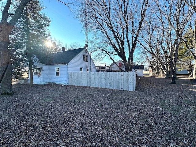 view of home's exterior