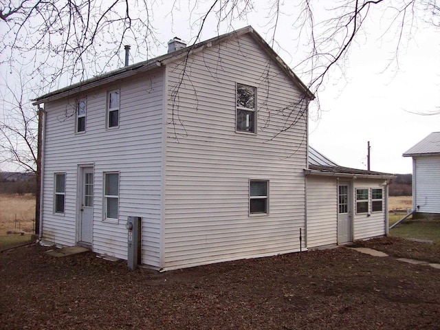 view of rear view of property