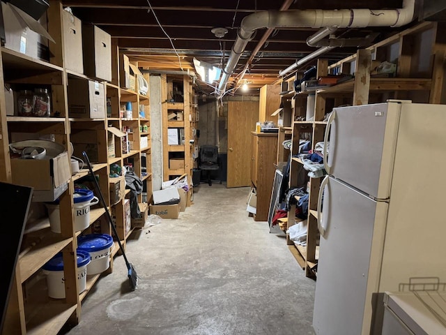 view of storage room