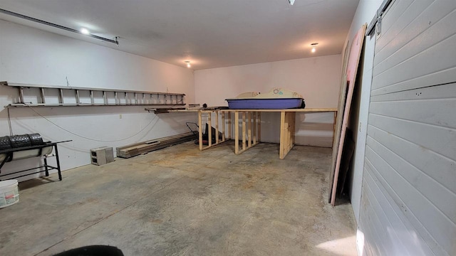 view of basement