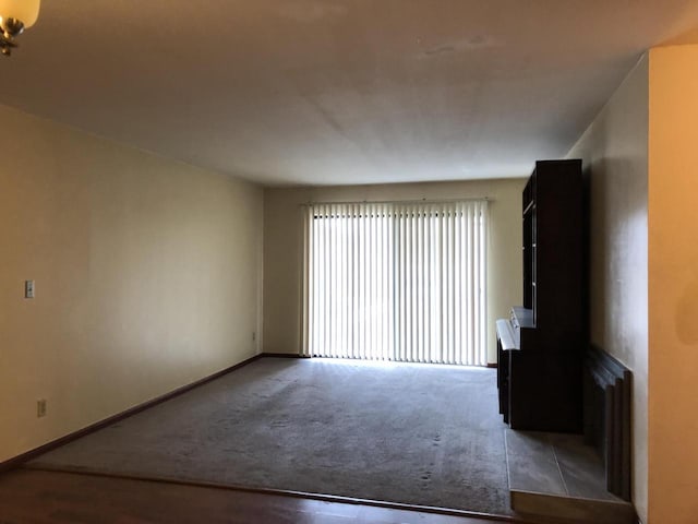 view of unfurnished living room