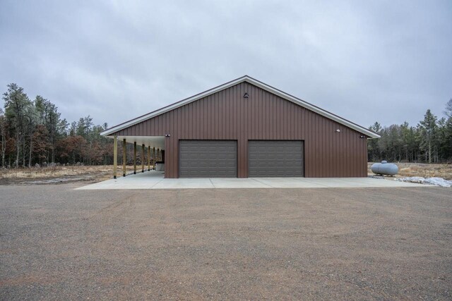 N14965 Pine Ln, Necedah, WI 54646 - view of garage
