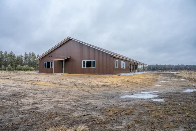 view of side of property