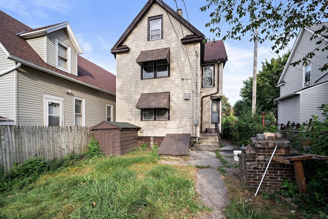 view of rear view of property