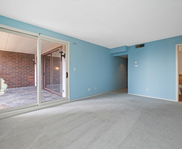 empty room with carpet floors