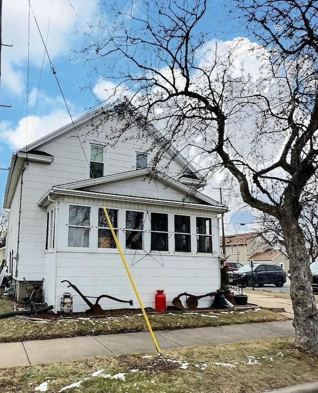 view of side of home