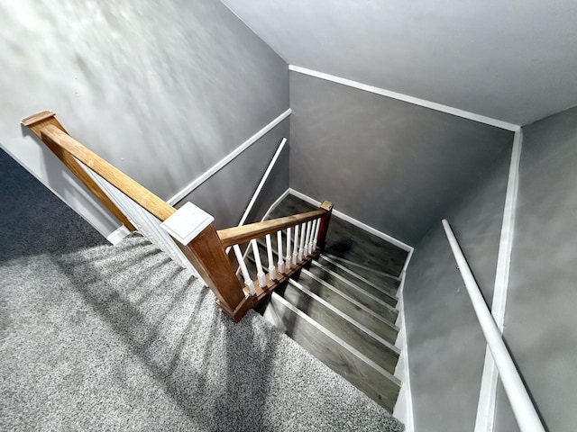 view of staircase