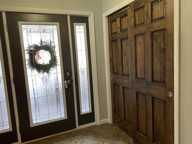 view of tiled entryway