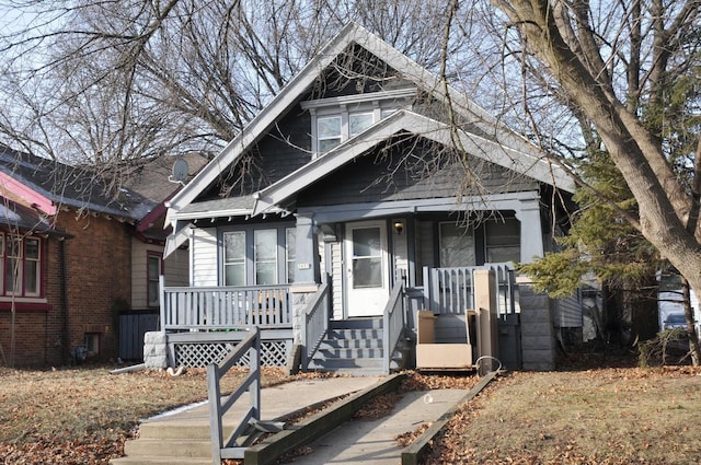 view of front of property