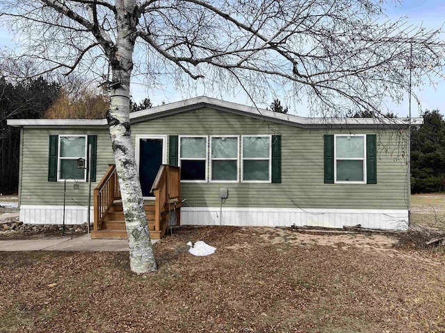 view of manufactured / mobile home