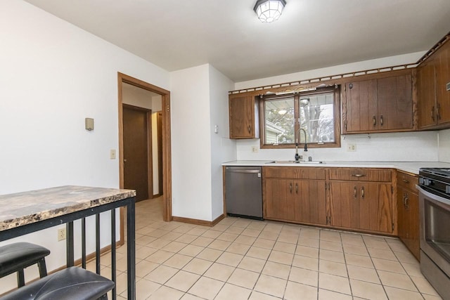 kitchen featuring sink and stainless steel appliances