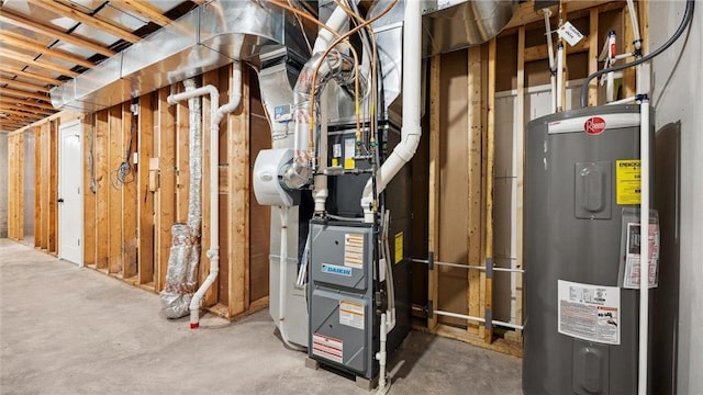 utilities with water heater