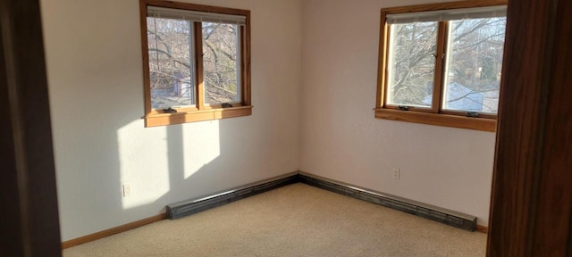 empty room with carpet flooring