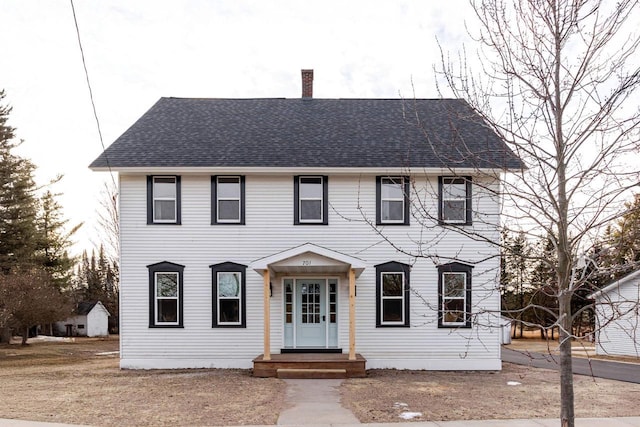 view of colonial inspired home