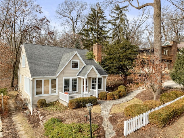 view of front of house featuring a porch