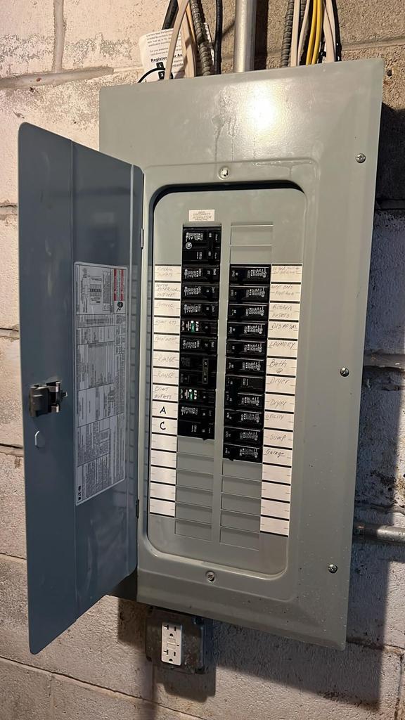 utility room featuring electric panel