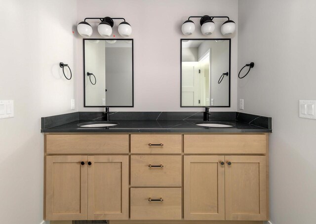 3620 Angelus Way, Cross Plains, WI 53528 - bathroom featuring double vanity and a sink