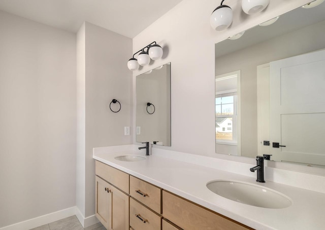 3620 Angelus Way, Cross Plains, WI 53528 - full bath featuring double vanity, a sink, and baseboards