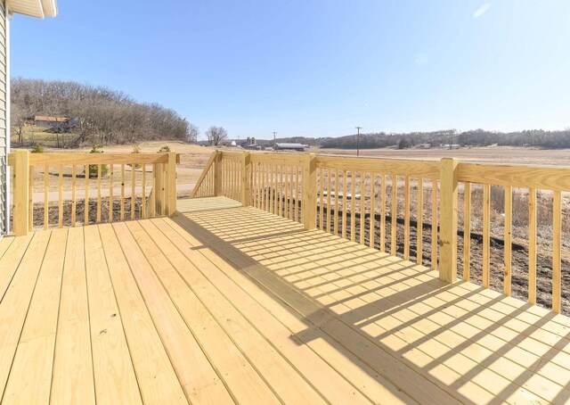 3620 Angelus Way, Cross Plains, WI 53528 - wooden terrace with a rural view