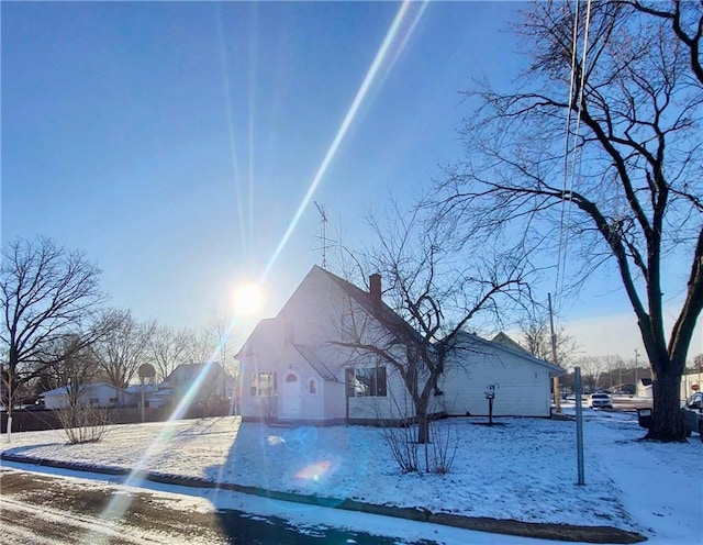 view of front of home