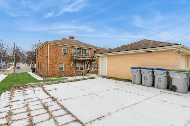 view of rear view of house