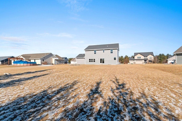 view of rear view of property