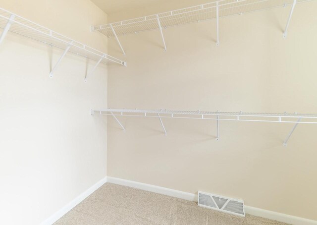 6407 Prairie Wood Dr, Mcfarland, WI 53558 - spacious closet featuring carpet floors and visible vents
