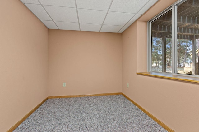 empty room with carpet floors