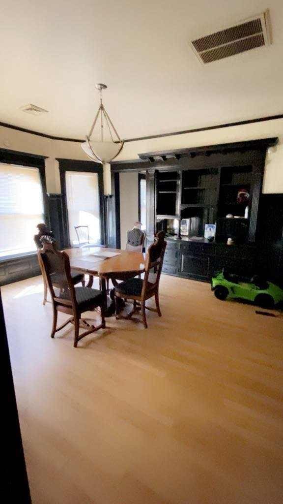 dining room featuring hardwood / wood-style floors