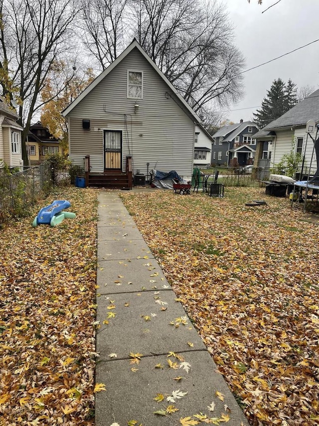 view of bungalow-style home