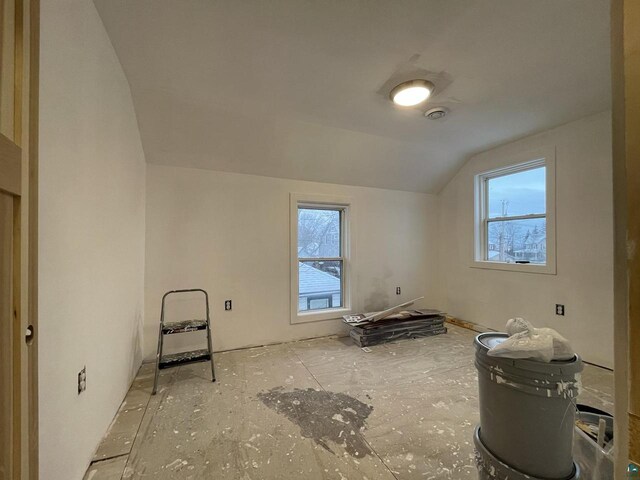 115 8th St E, Ashland, WI 54806 - additional living space featuring lofted ceiling