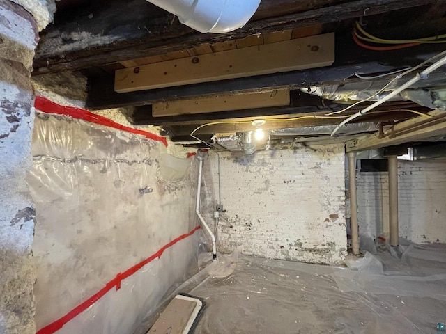 115 8th St E, Ashland, WI 54806 - view of unfinished basement