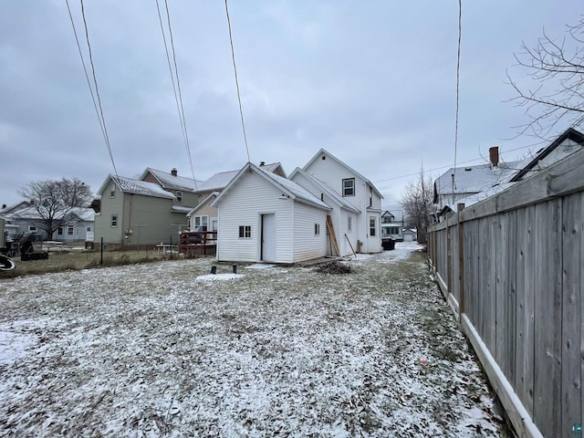 115 8th St E, Ashland, WI 54806 - exterior space featuring a residential view and fence