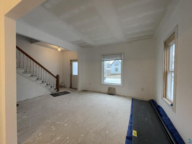 115 8th St E, Ashland, WI 54806 - interior space featuring stairs