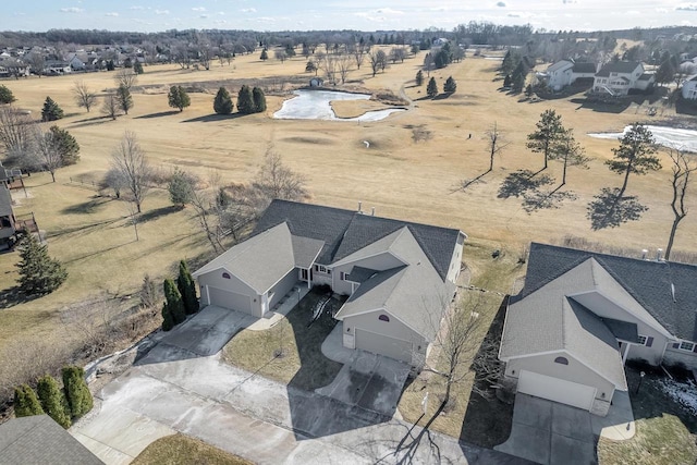 drone / aerial view featuring a rural view