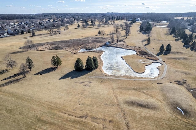 bird's eye view featuring a rural view