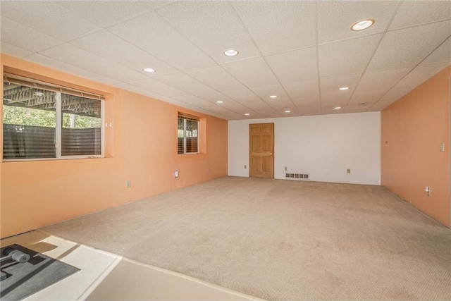 empty room with carpet flooring