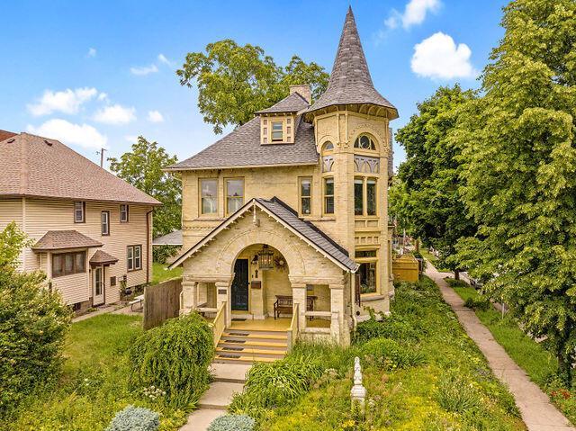 view of victorian home