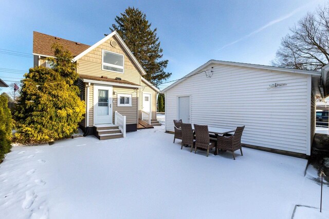 616 Elk St, Sabula, IA 52070 - view of snow covered property