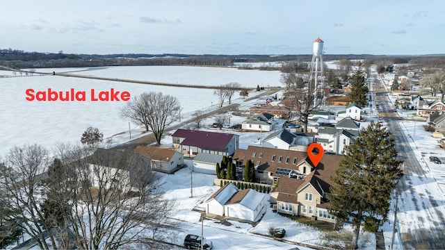 616 Elk St, Sabula, IA 52070 - view of snowy aerial view